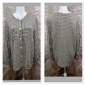 Vintage Liz Claiborne Button down Americana SZ 14